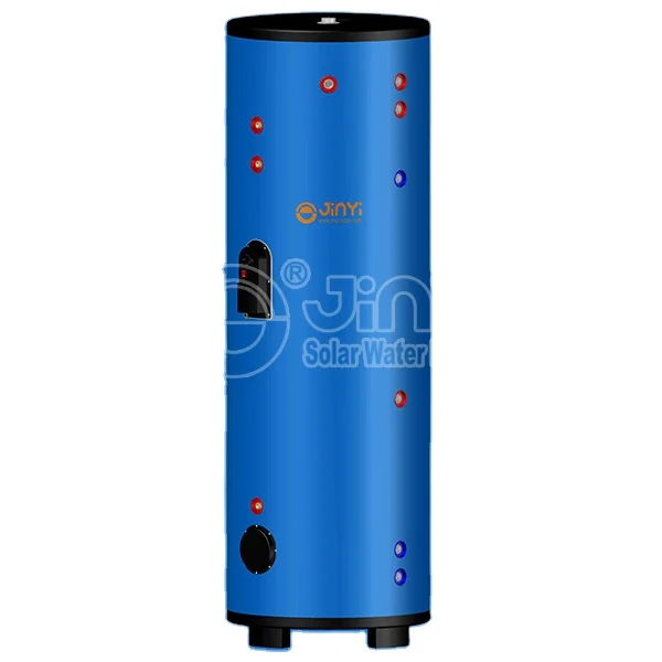 300L High Pressurized 316L Stainless Steel Heating Pump Hot Water Buffer Tank Double Coil Heat Exchanger