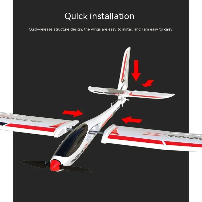 Eurames Remote-controlled Aircraft With A 1.6-meter Wingspan Large Model Electric Glider Fixed Wing Rc Plane Toy Gift