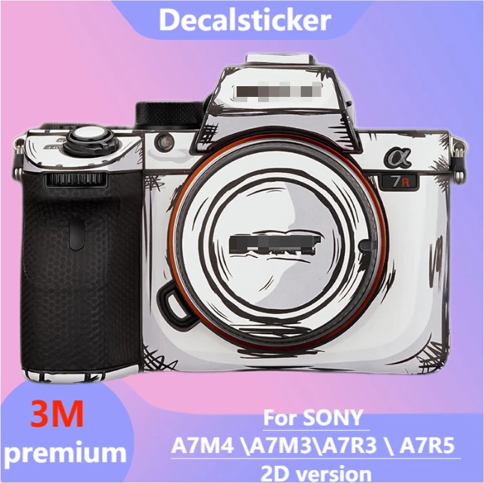 Stylized Decal Skin For Sony A7M3 A7R3 A7M4 A7R5 Camera Sticker Vinyl Wrap Film A7III A7RIII A7IV A7RV A7 III IV A7R III V A7RM5