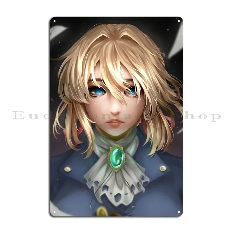 Violet Evergarden Metal Plaque Painting Printed Club Bar Cinema Club Tin Sign Poster