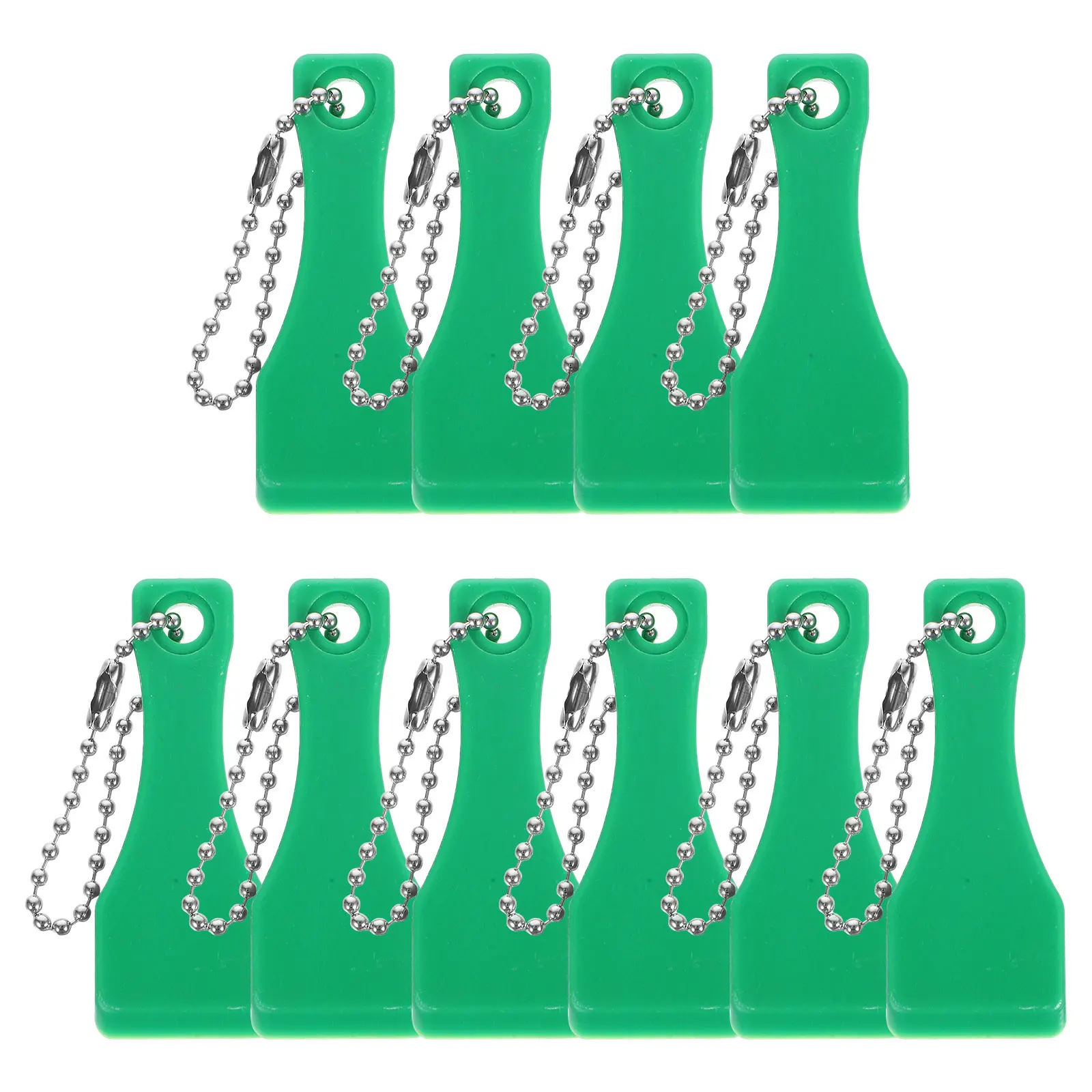 

10pcs Lottery Scratcher Card Plastic Tool Keychain Ticket Scratch Off Film Remover Thumb Sports Label Sticker Keyring