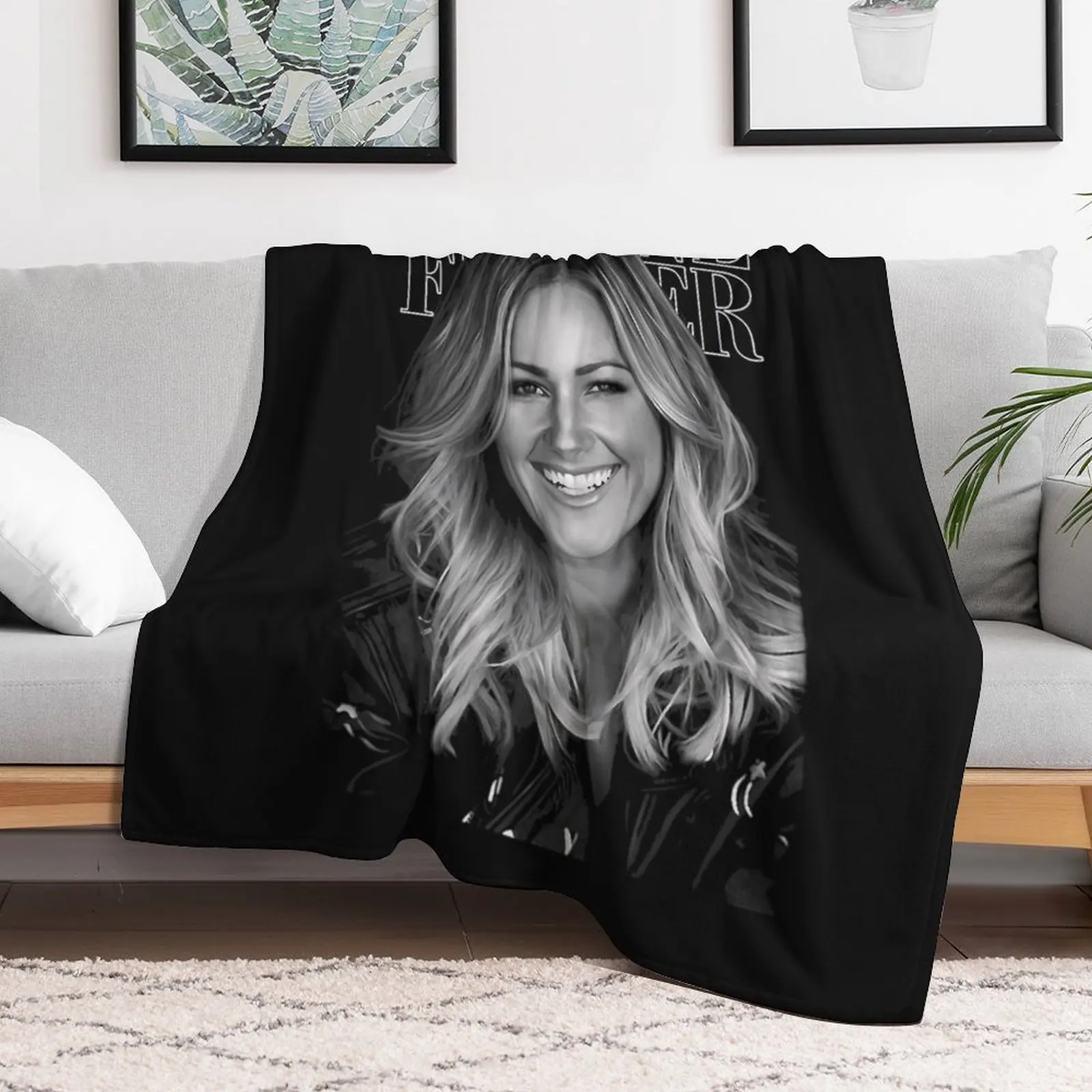 Helene Fischer Classic T-Shirt Throw Blanket