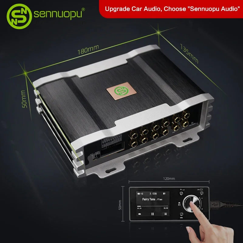 Sennuopu monoblock Class AB Amplifier For Car Class D Amplifier 4 Channel Digital Car Amplifier