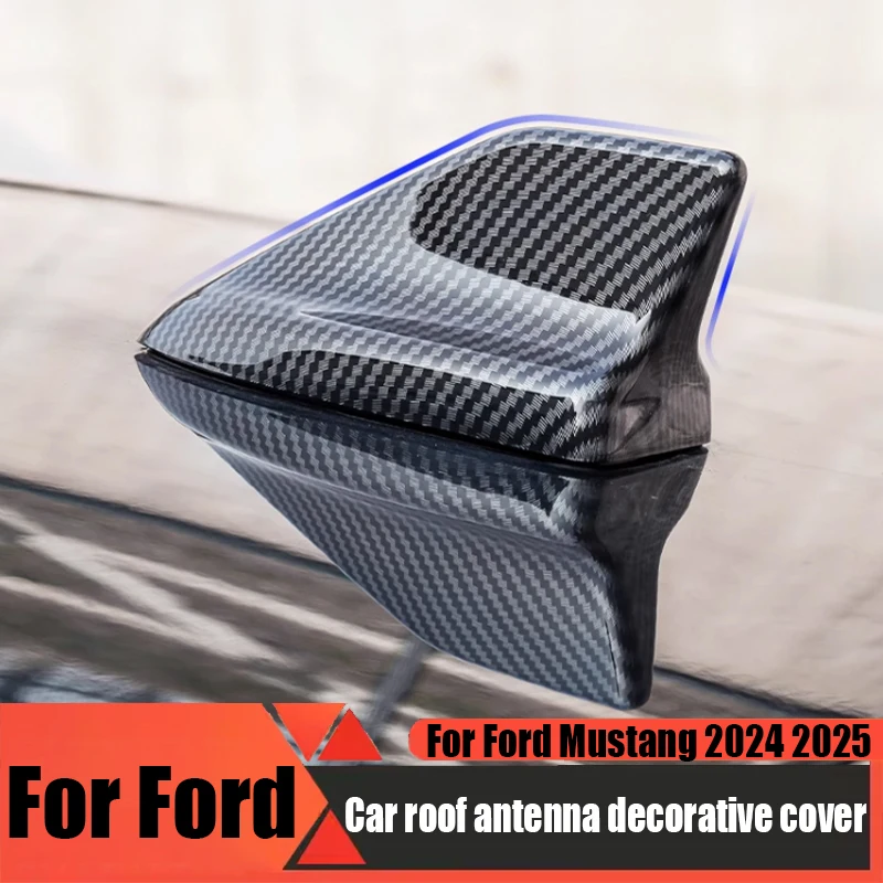 

Для Ford Mustang 2024 2025 модифицированная крышка антенны крыши автомобиля из АБС-пластика, декоративная крышка, аксессуары для наружного украшения автомобиля, прочный