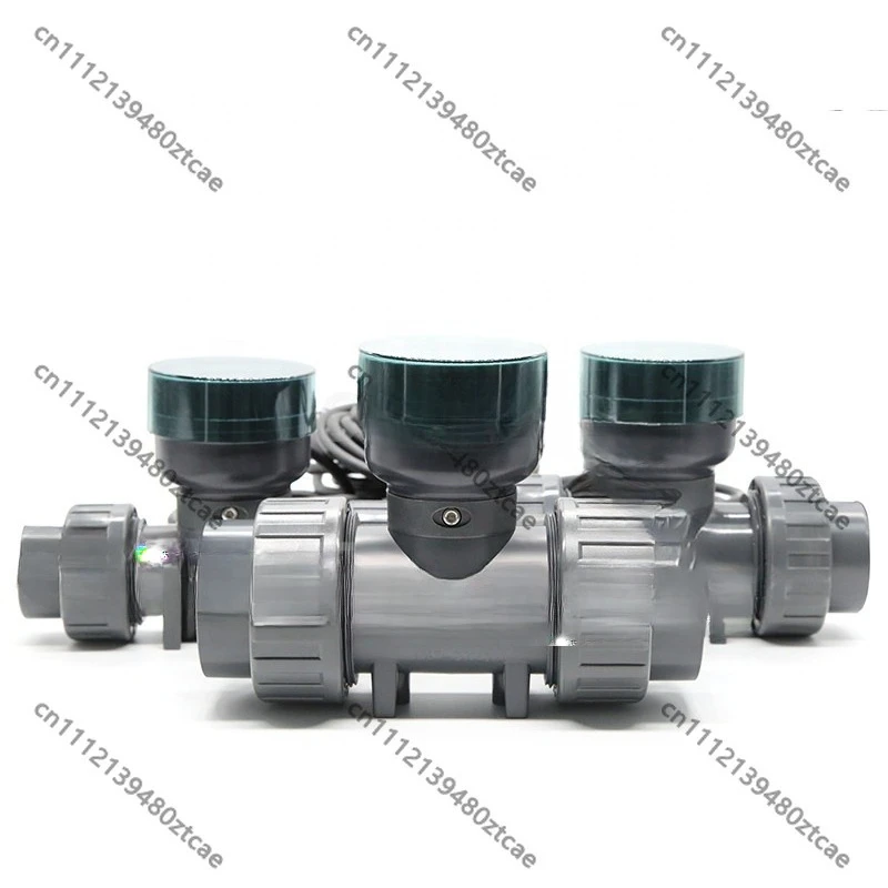 3 Inch Paddle Wheel Turbine Water Flow Sensor, LCD Display, RS485 Remote Transmission Control, Liquid Flow Meter