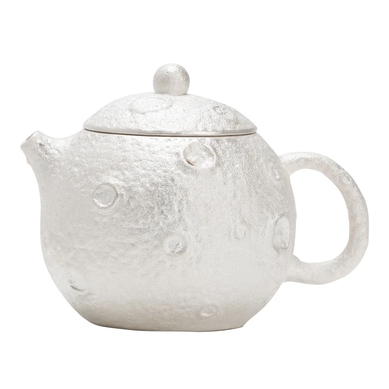 إبريق شاي سيراميك فضي مذهب خفيف فاخر طقم شاي الكونغ فو مكتب Pu Erh صانع ملحقات الحفل الصيني #6