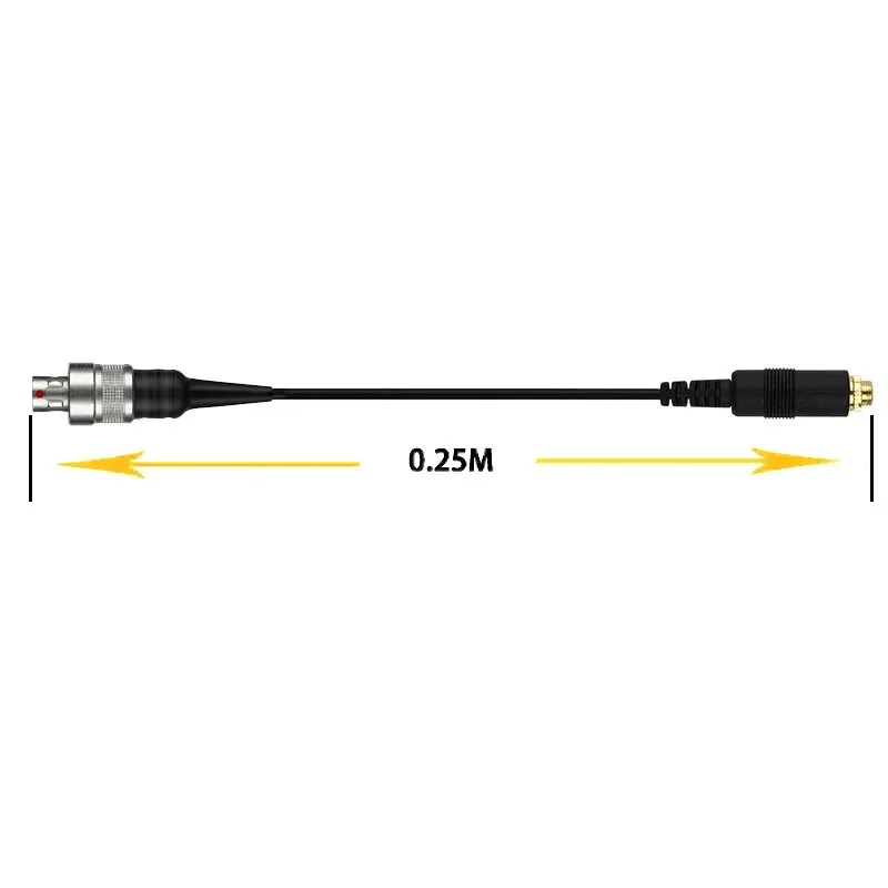Canfon FVB 3 Pin Audio Cable Adapter for TRS 3.5mm Input Lav Mic to Sennheiser Wisycom Detiy Zaxcom Wireless Microphone System