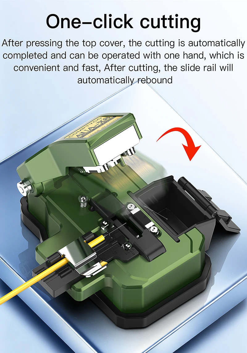 AUA-X8 One-step Fiber Cleaver FTTH Optical Fiber Cutter Fiber Optic Core Fusion