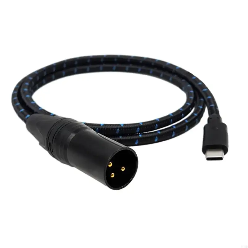 A9BD Professional TypeC Male to XL Cable Exceptional Sound Clarities for Laptops