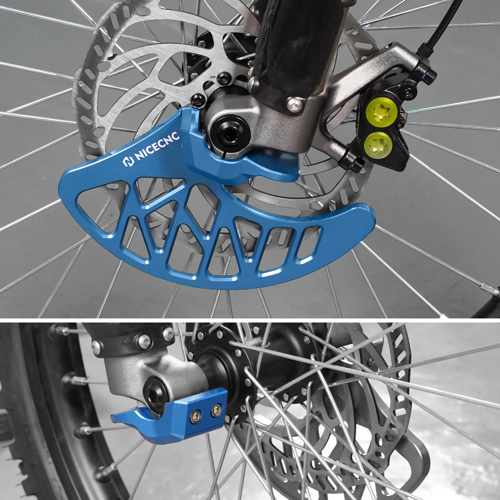 

NICECNC For Surron Light Bee X Front Brake Disc Guard Front Fork Lower Leg Left Right Cover Kit For Sur-Ron Light Bee X S L1E