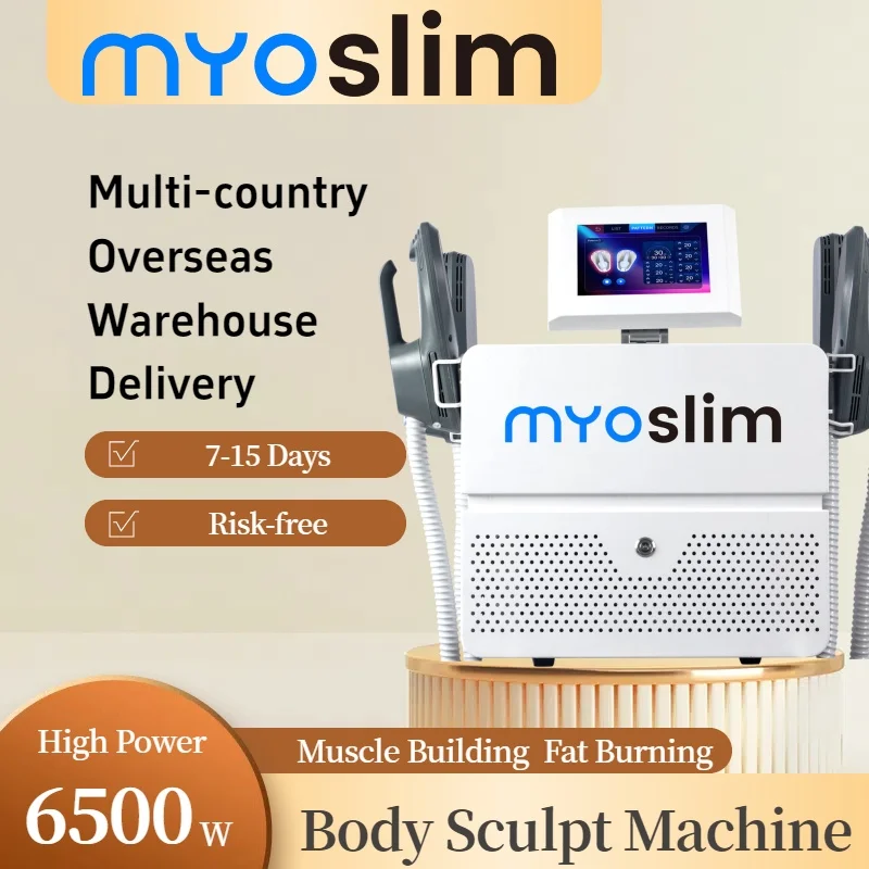 

Машина для скульптуры MYoslim 15T 6500w EMS RF для похудения, сжигания мышц, стимуляция тела, электромагнитная терапия, массаж
