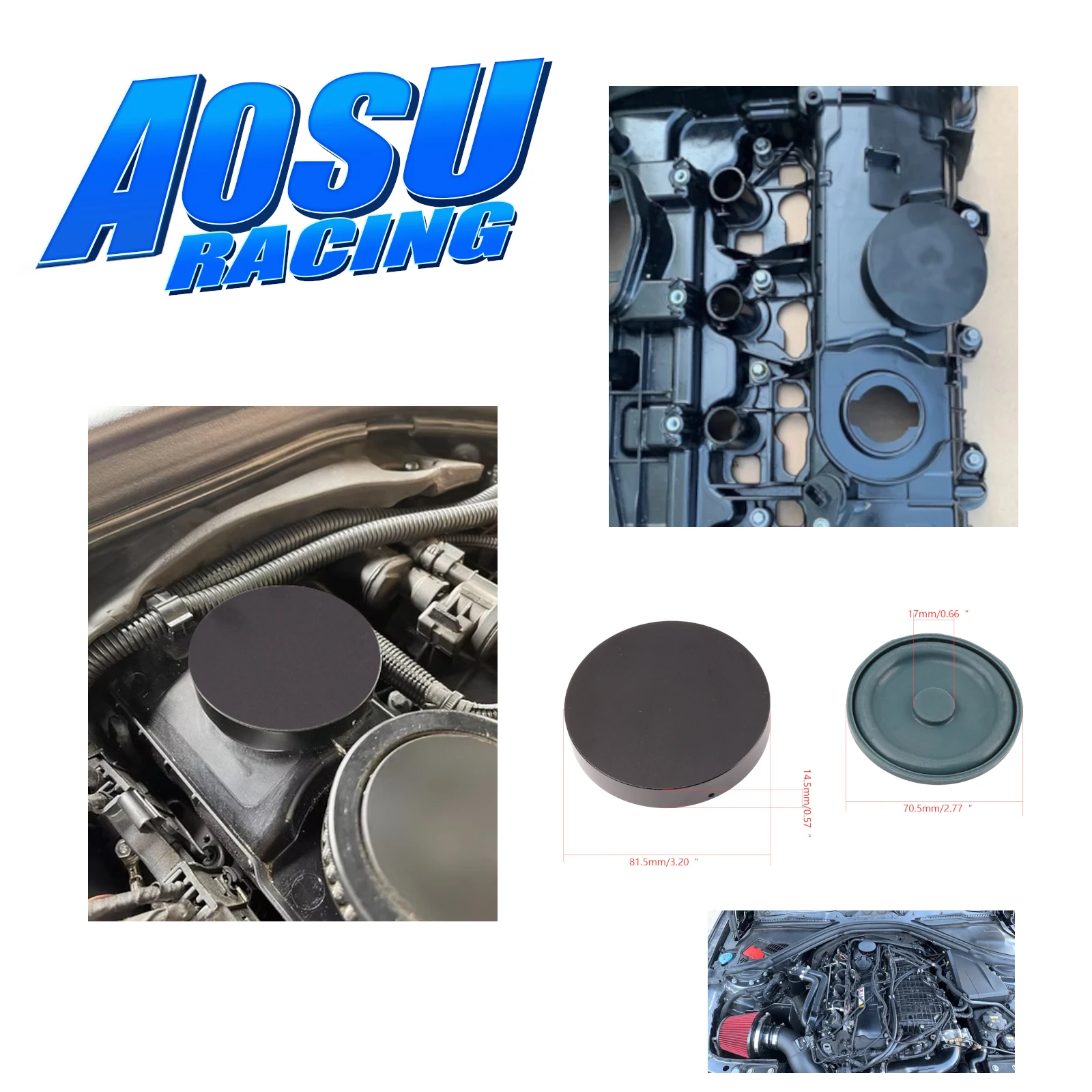 11127645173 (11121025447) Valve Cap Diaphragm Kit For BMW B58 Engien Repair Kit For F31 LCI 340i, 340iX