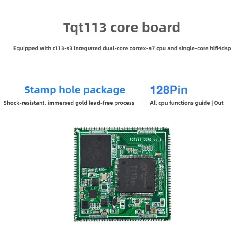 T113-S3 Low Power Linux Core Board T113-i Development Board Dual Core Industrial Control Gateway
