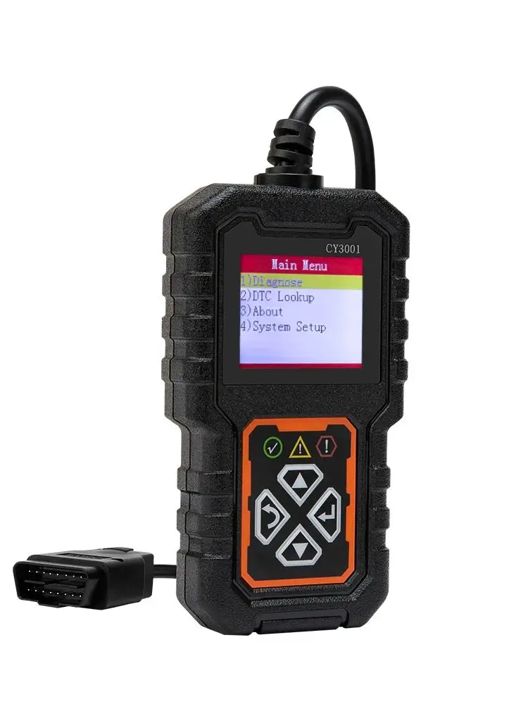 

1 шт. устройство обнаружения неисправностей автомобиля CY3001 OBD2, карта чтения, инструмент обнаружения двигателя Elm327