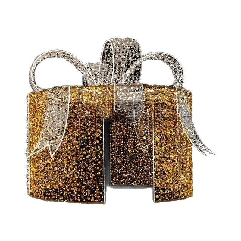 

Large Christmas gift box Lighting modeling Lighting Festival Outdoor shopping mall square Christmas decoration