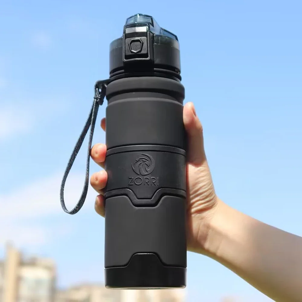 BPA Free Plastic Sports Water Bottle 400/500/700/1000ml Portable Leak-proof Drinkware Outdoor Gym Water Bottle Bicycle Bottle