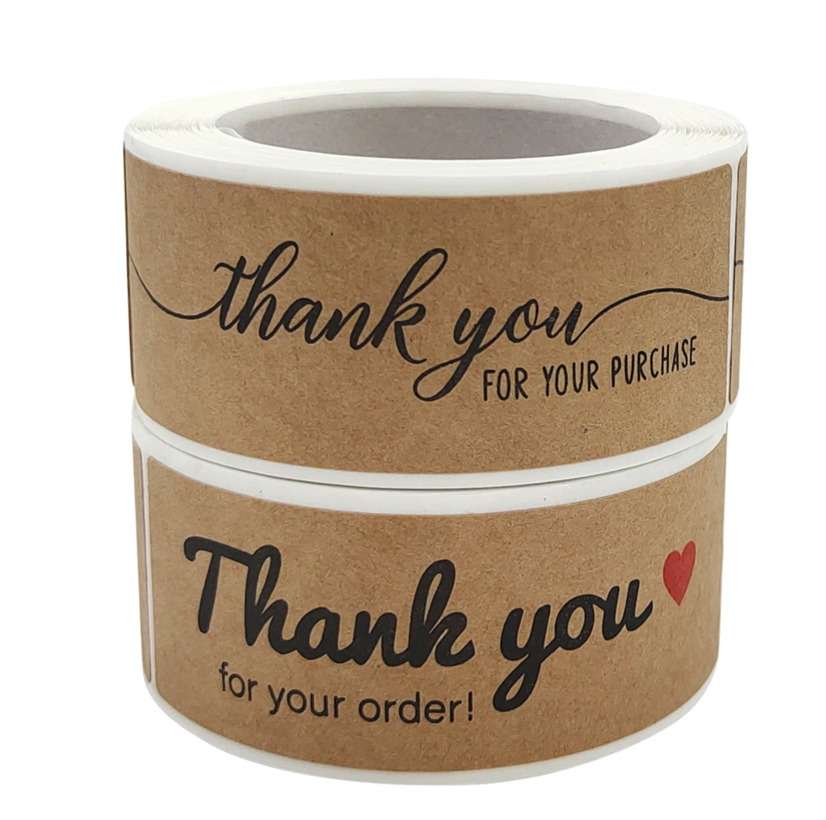 

120 шт., наклейки «Спасибо за заказ», уплотнительные наклейки из крафт-бумаги, прямоугольные наклейки для магазина, пекарни, подарки для клиентов