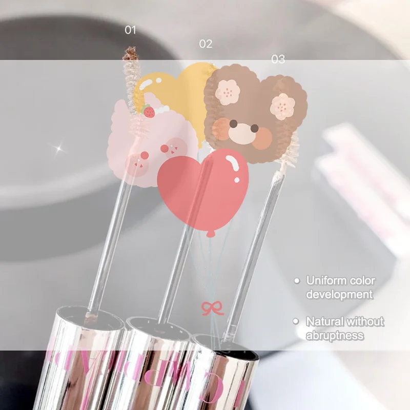 카푸비니 스몰 콤 염색 눈썹 크림 방수 눈썹 파우더 브라운 커피 색상 눈썹 펜슬 크림 눈썹 메이크업 화장품