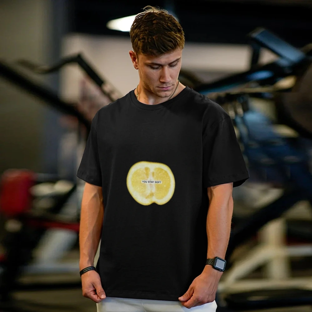 

Unisex Must - Have Streetwear Y2K Cotton Tee Lemon Graphic Slogan Print Y2K Trend Comfy Stylish StyleStreet Vibe