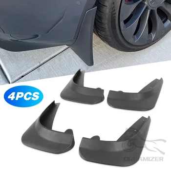 4pcs 범용 자동차 펜더 머드 플랩 스플래시 가드 MudFlaps 전면 후면 휠 머드 가드 자동차 액세서리 스플래시 가드 MudFlaps