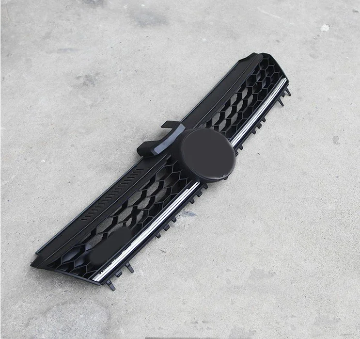 ABS black Front Grille center grill honeycomb meshed Fit For volkswagen Golf 7 MK7 2014 2015 2016