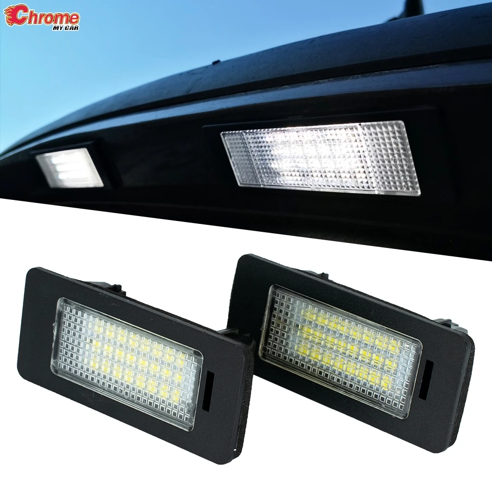 For BMW E39 E60 E60N E61 E90 E91 E90N E92 E93 E46 CSL E82 License Plate Light Led Number Plate Holder Lamp No Error X2