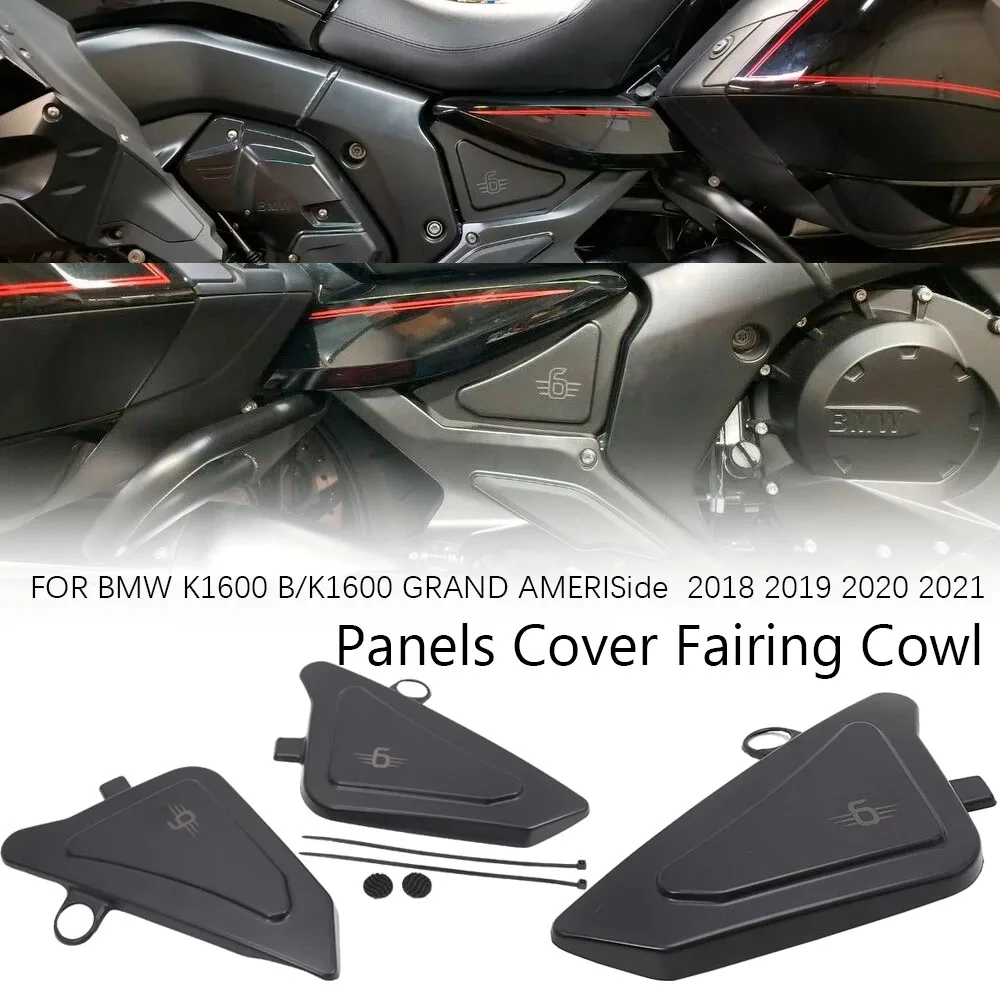 

FOR BMW K1600 B/K1600 GRAND AMERICA 2018 2019 2020 2021 Frame Side Panels Cover Fairing Cowl Plastic Plates Tank Trim Motorcycle