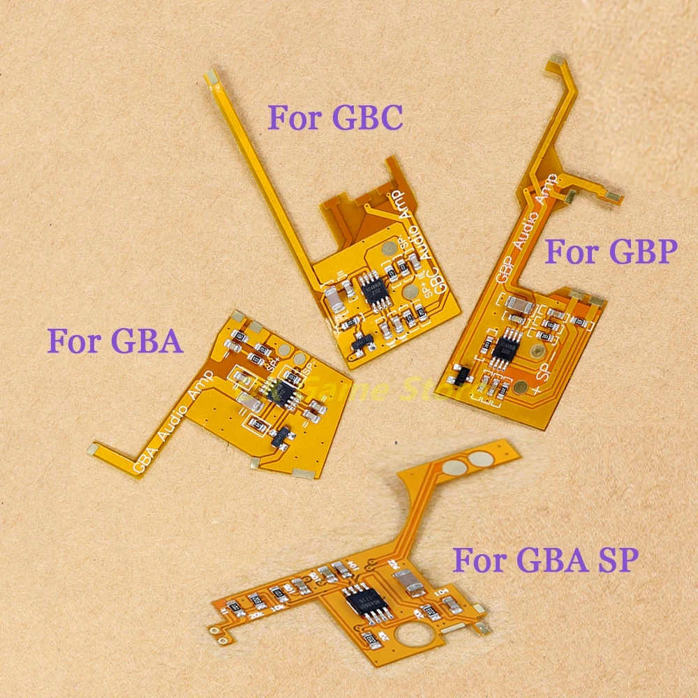 10pcs Low Power Digital Volume Amplifier Module For GBA GBC GBP GBA  SP for Gameboy Advance Color Pocket Sound Audio AMP