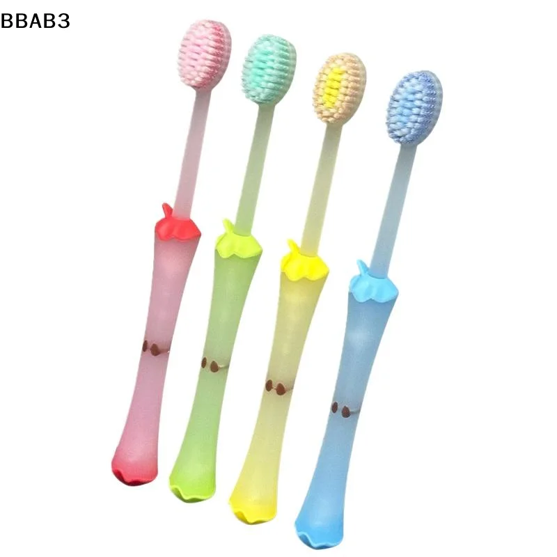 Oral Care Toothbrush with Soft Bristles Adult 2 Pack for Whitening Sensitive Gums Home Cleaning Routine