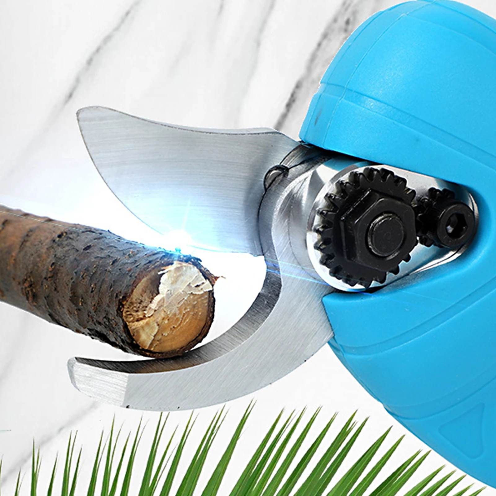 Cesoie elettriche da potatura professionali a batteria da 16,8 V con custodia per il trasporto Batteria ricaricabile da 2000 mAh Potatore per rami di albero da giardino