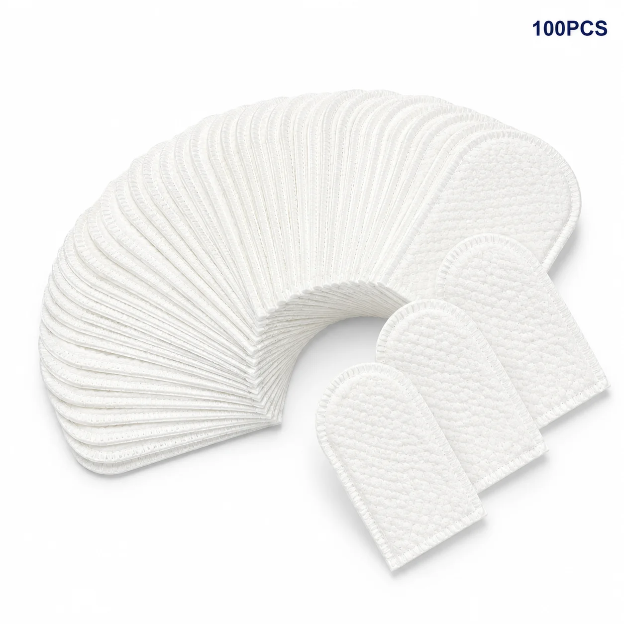 100Pcs Pet Finger Toothbrush Wipes, Double-Sided Dental Cleaning Finger Cot for Dogs Cats, Soft Teeth Tongue Ear Eye Care
