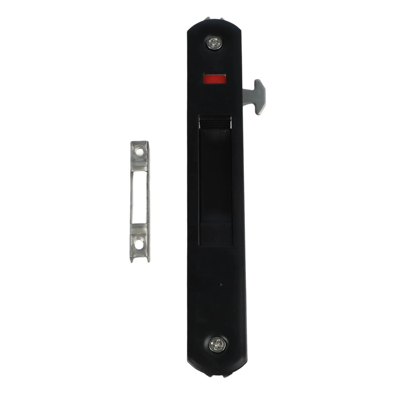 Home Improvement Glass Door Hook Lock Stainless Steel Lock Sliding Door Lock Lock Seat Included Moisture-proof Design