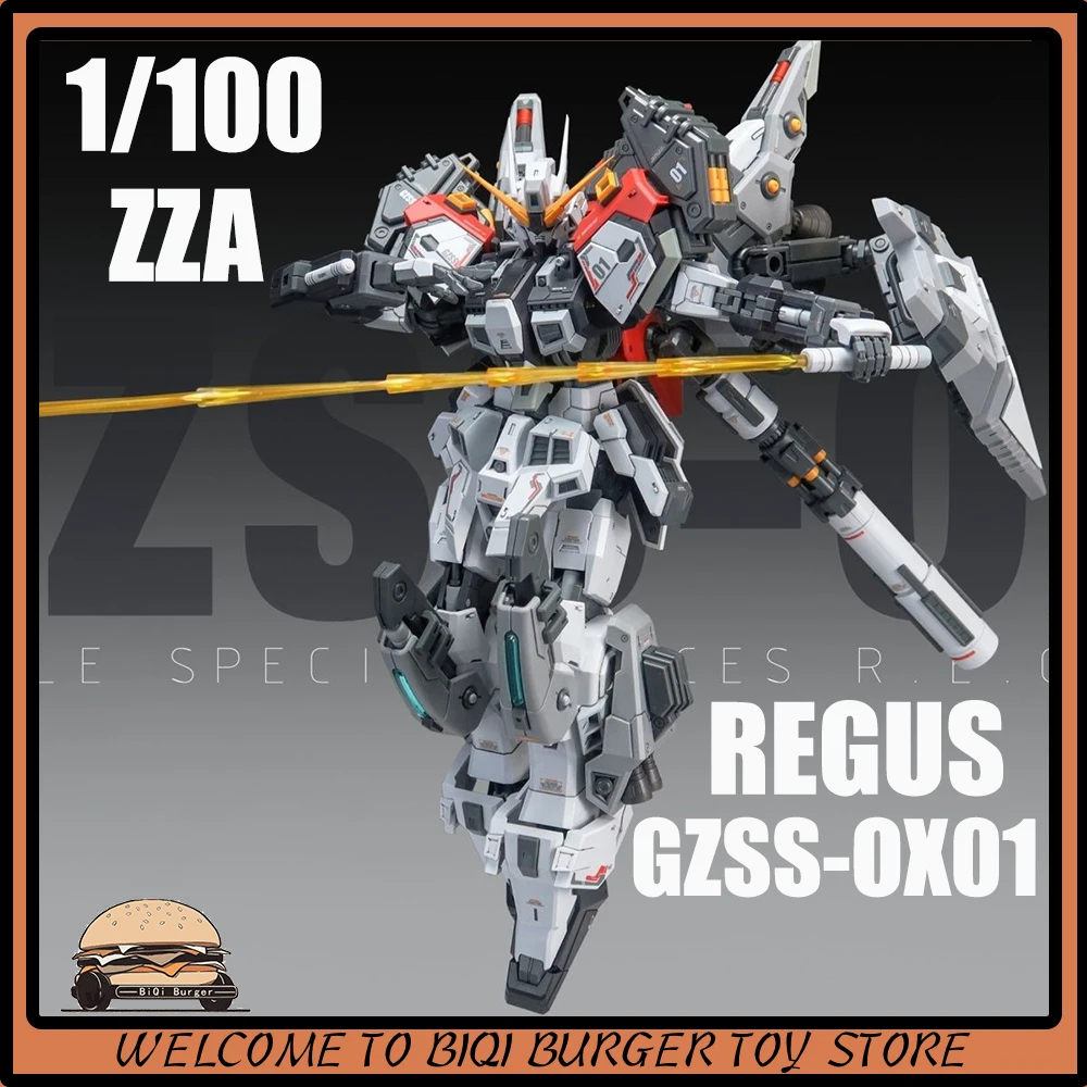 

NEW ZZA GZSS-OX01 REGUS Assembly Model Kit 1/100 GUS GZSS-OX Action Figures ABS Collection Statue Model Kid Toy Gift