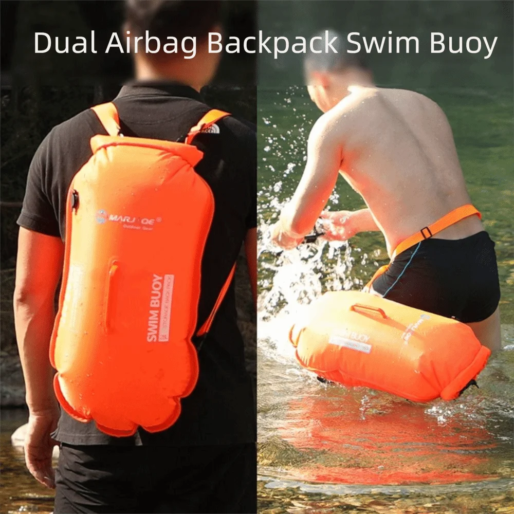 

Water Sport Drift Buoy Buoyancy Bag Float Multifunctional Backpack Swimming Bag Portable with Belt Swimming Buoy Bag Fishing