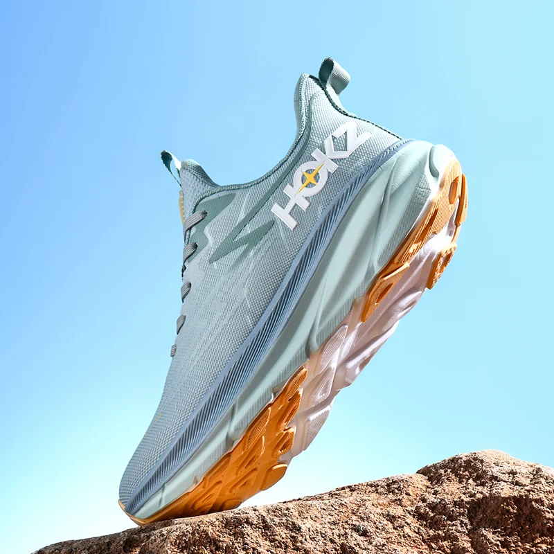 New Men Marathon Running Shoes for Women Breathable Lightweight Sneakers Lace Up Athletic Shoes Comfortable Light Soft 36-45