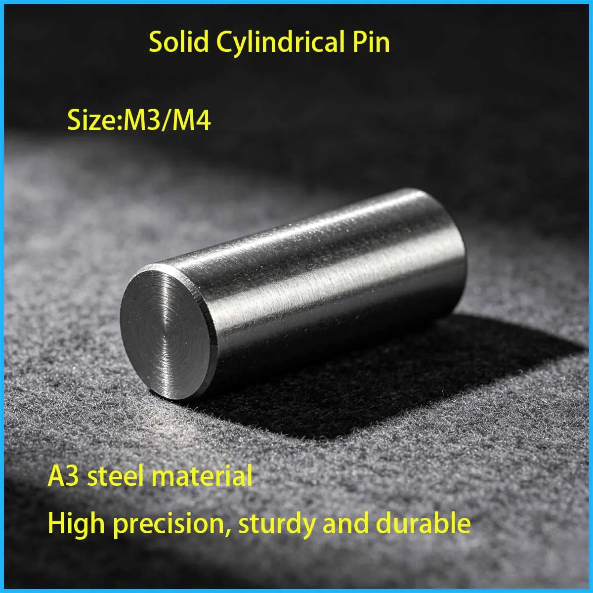 

GB119 A3 Steel Solid Cylindrical Dowel Pin Positioning Pin Fixed Pin For Machinery M2 M3 M4