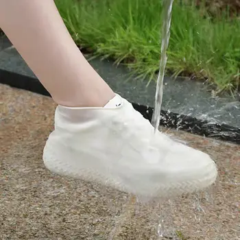 Silikonové návleky na nepromokavé dešťové boty, venkovní dešťové boty, návleky na turistické boty, příslušenství, opakovaně použitelné návleky na boty, 1 pár 8 nejlepší prodej pláštěnka na boty - №6