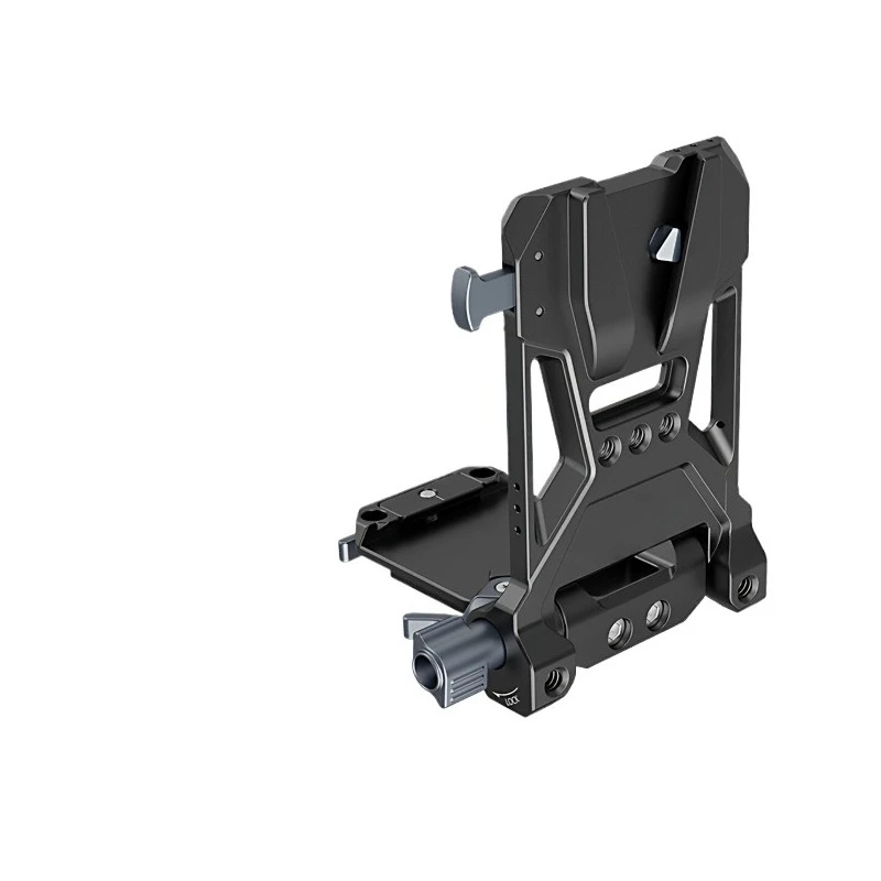 For V-Port Battery Plate Foldable Mount System Compact V-Type Battery Plate 15mm Catheter for SLR Cameras Lightweight Fit