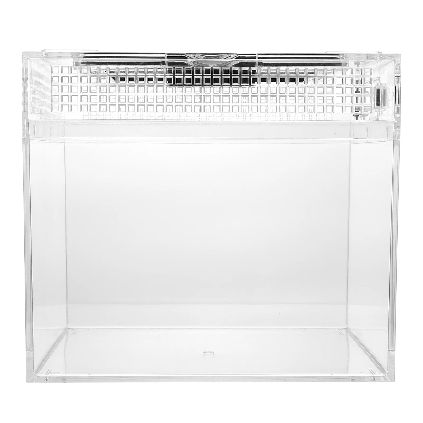 

1Pcs Reptile Feeding Transparent Breeding Tank for Small Crawling Pets Snakes Spiders Tarantulas Geckos