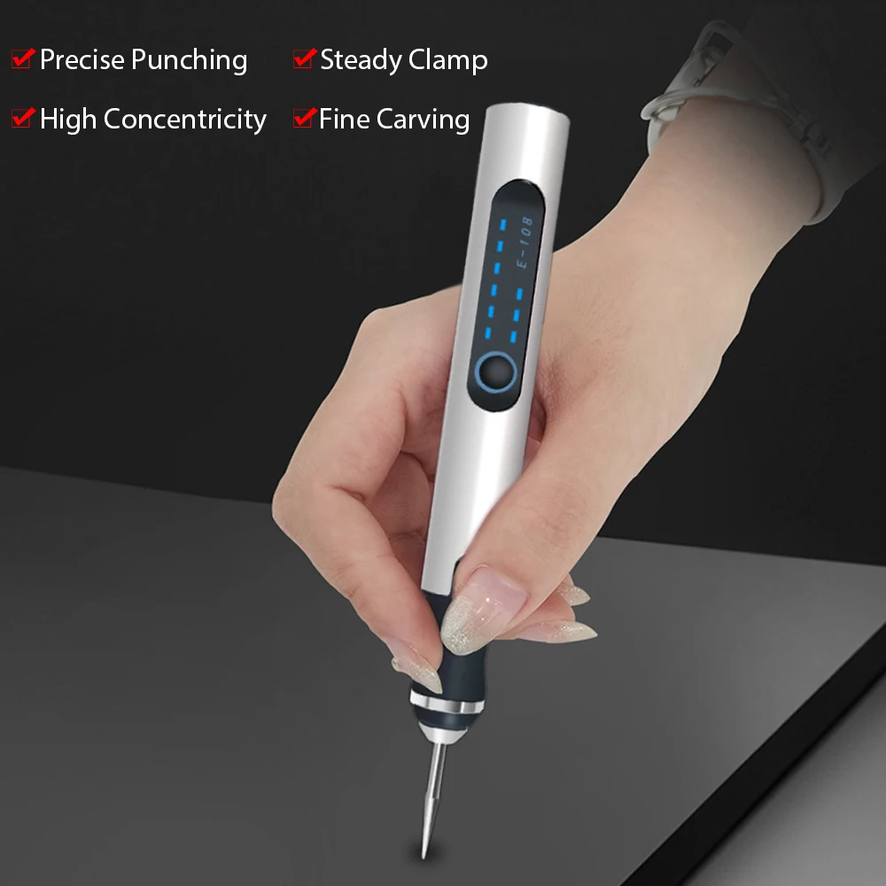 Imagem -06 - Usb Gravação Pen para Scrapbooking Moedor Elétrico Faça Você Mesmo Gravar Máquina de Escultura Ferramentas Graver com ou sem Ferramentas