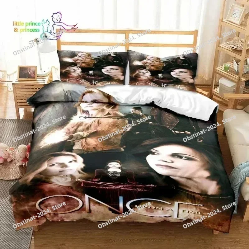 

3D Fantasy Adventure Once Upon A Time Bedding Set Printed single Comforter Duvet Cover Pillow Case 3 Pieces Sets Kids Adult Size