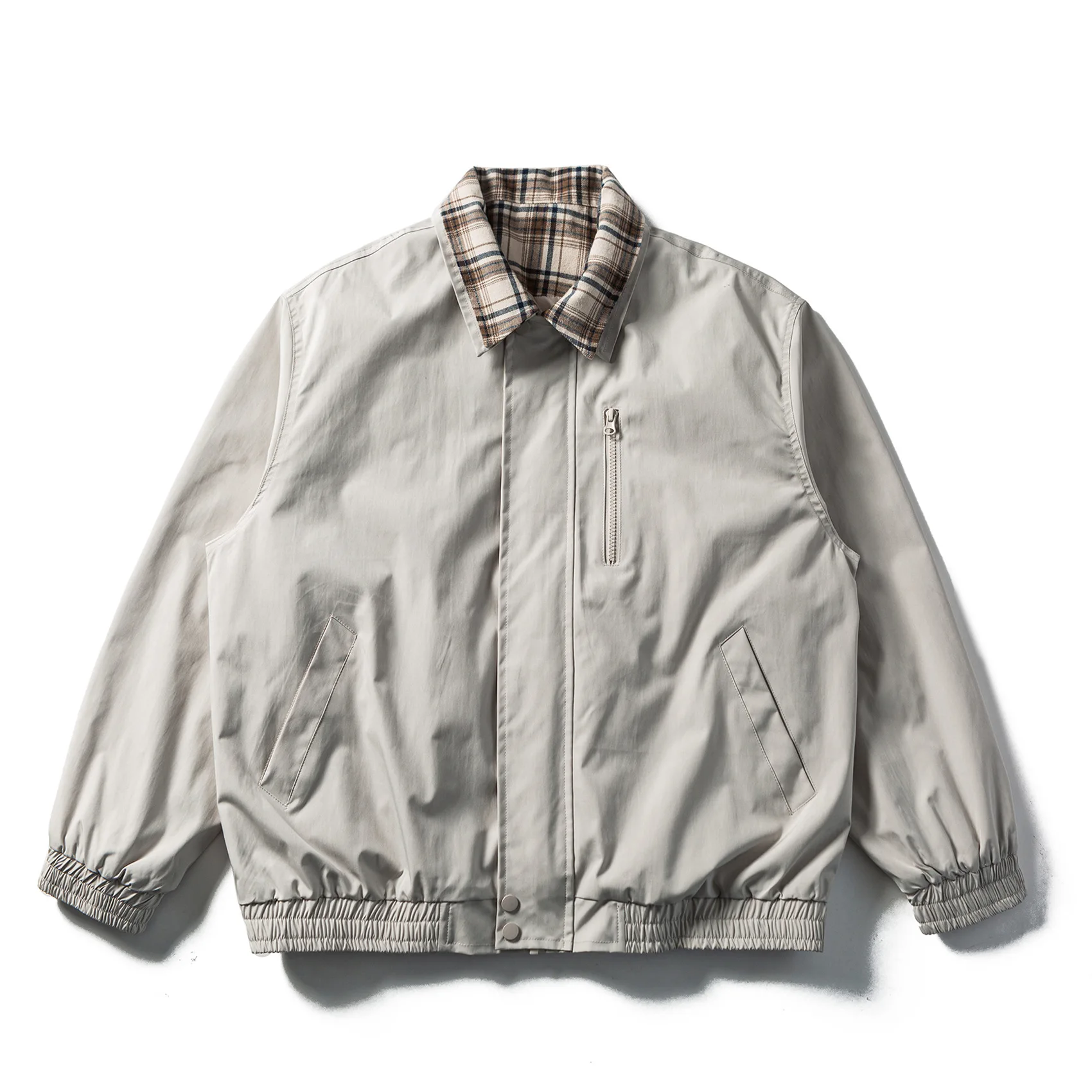 

Весенняя куртка 2026 в японском ретро-стиле, имитация двухслойной клетчатой лоскутной рабочей одежды, Amekaji, американский винтаж, унисекс, свободная повседневная куртка