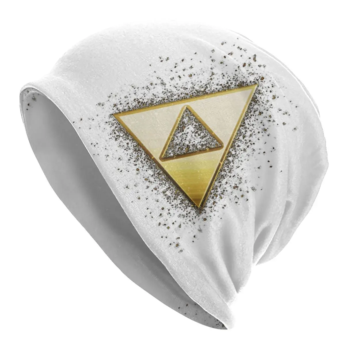 

Gold Triforce Symbol Zelda Men Women Adult Beanies Caps Knitting Bonnet Hat Warm Hip Hop Autumn Winter Outdoor Skullies Hats