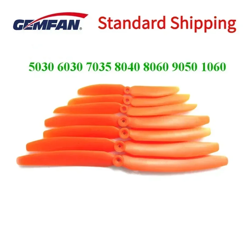 10PCS Gemfan 5030 6030 7035 8040 8060 9050 1060 Direct Drive Propeller for RC Models Airplane Fixed-Wing Aircraft DIY Parts