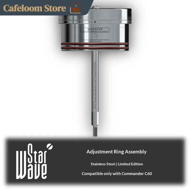 Starwave Comandante C40 C60 Coffee Grinder Adjustment Ring Assembly Precise Stable Grind Adjustment Replacement Part Accessory