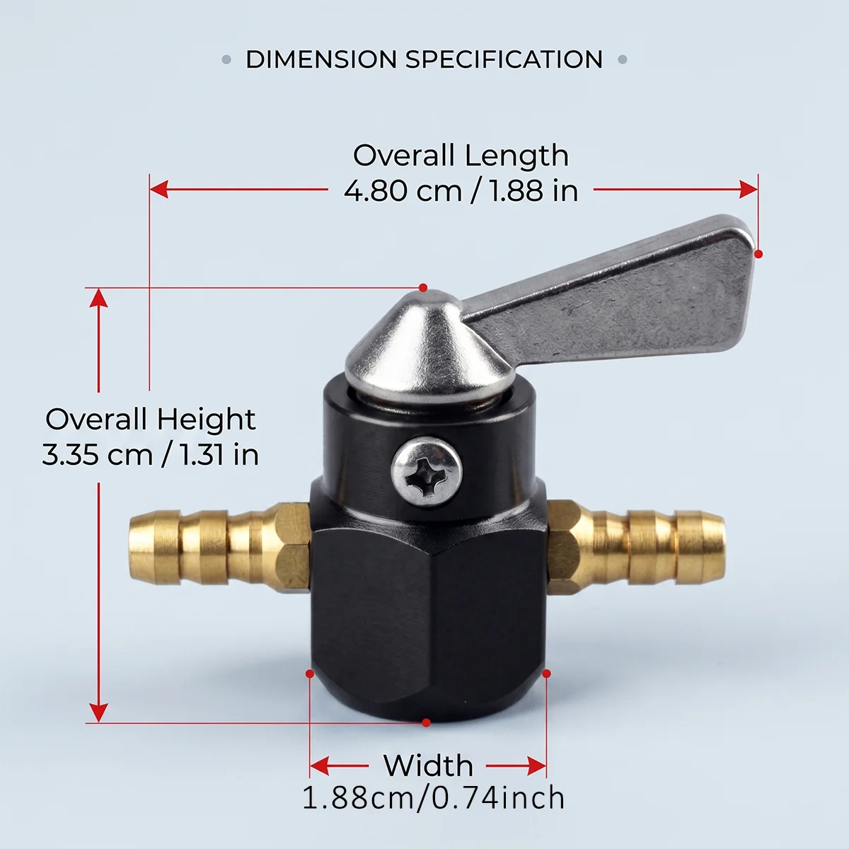1pc Inline Fuel Tap On-Off Petcock Valve for Motorcycle ATV Scooter Dirt Bike Universal Gas Petrol Line Control Switch image 6