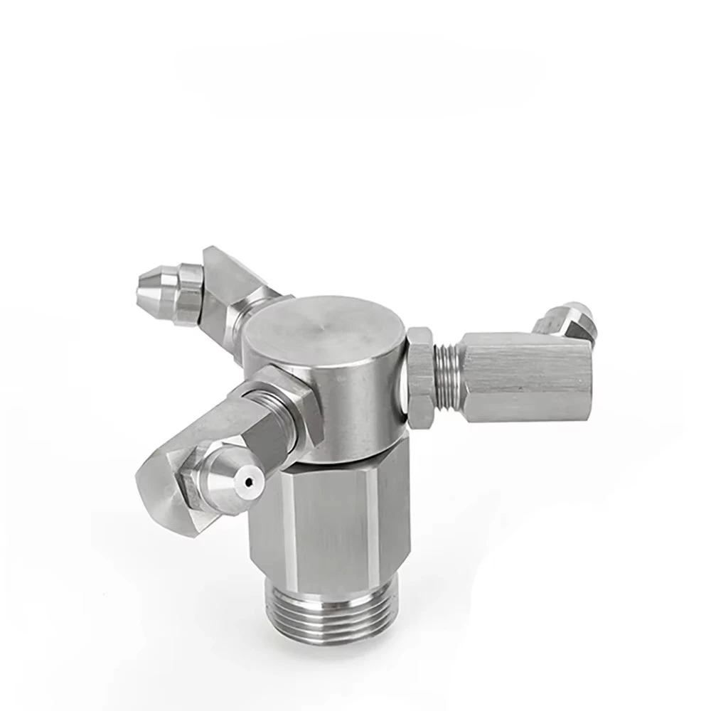

360 Degree Auto Rotating Stainless Steel Nozzle for High Pressure Building Cleaning High-pressure Washer