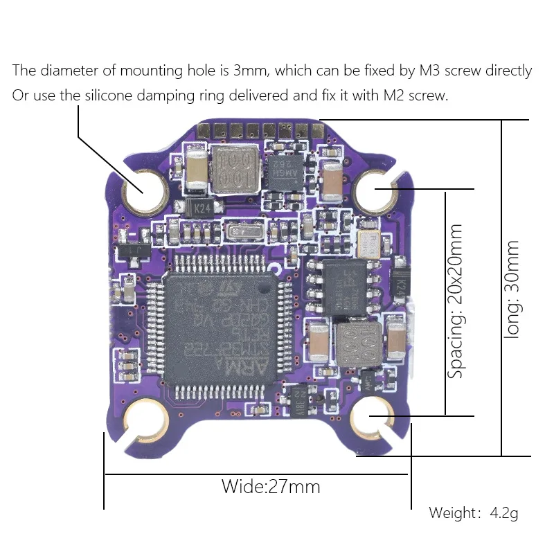 Supra F7 BT Flight Control 5V 8V Control Bluetooth Suitable for For dji Four Axis FPV Crossover Aircraft