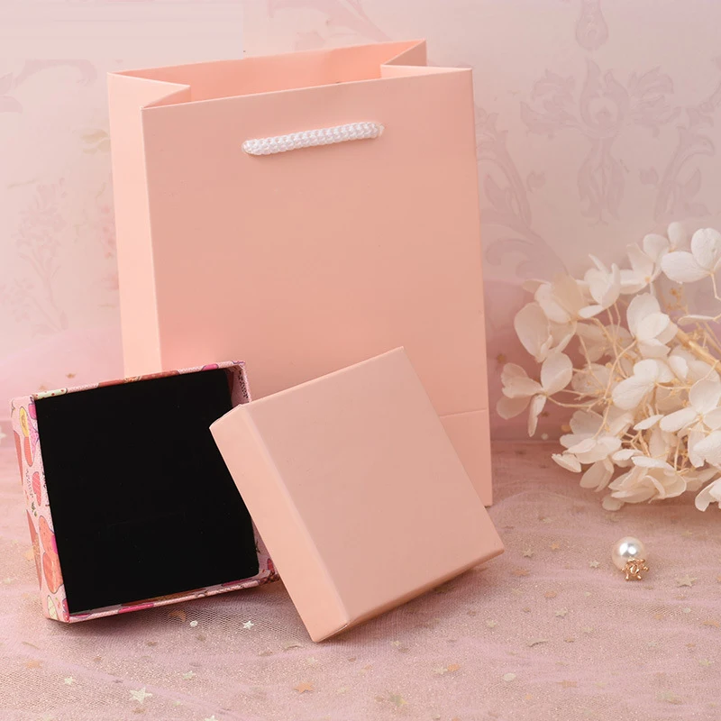 

Set Jewelry Box Heart-shaped Jewelry Box Bracelet Jewelry Box Pink Heart For Ring