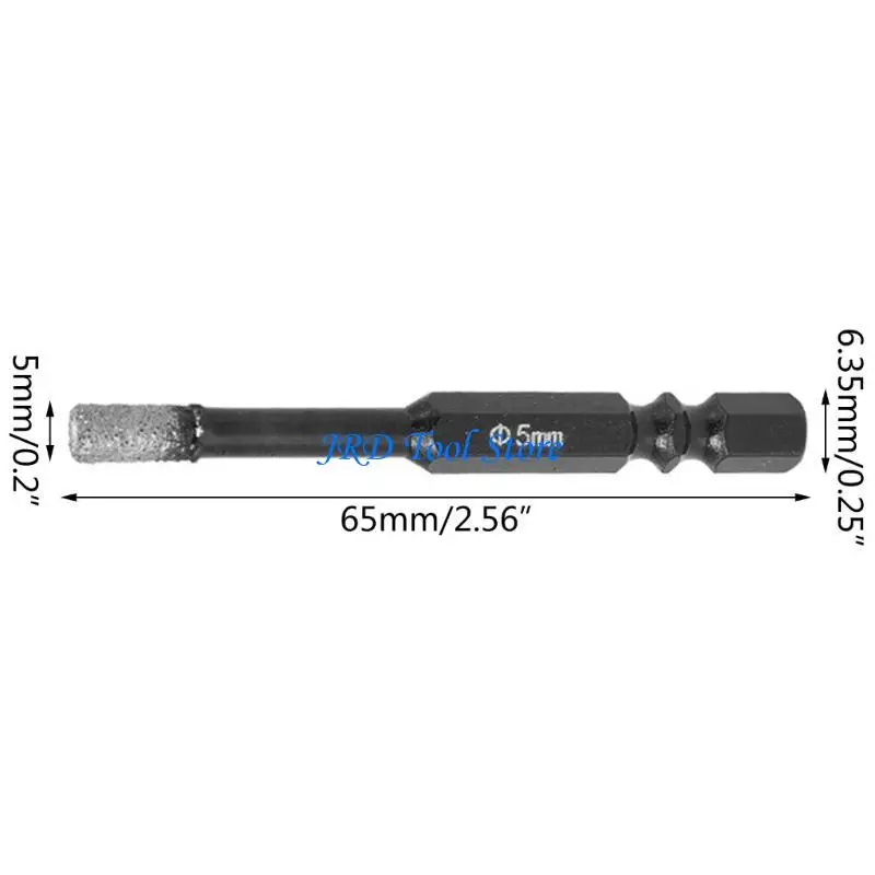 A2UD Multi Fins 5mm Porcelain Tile Bit para atualizações e construção domésticas